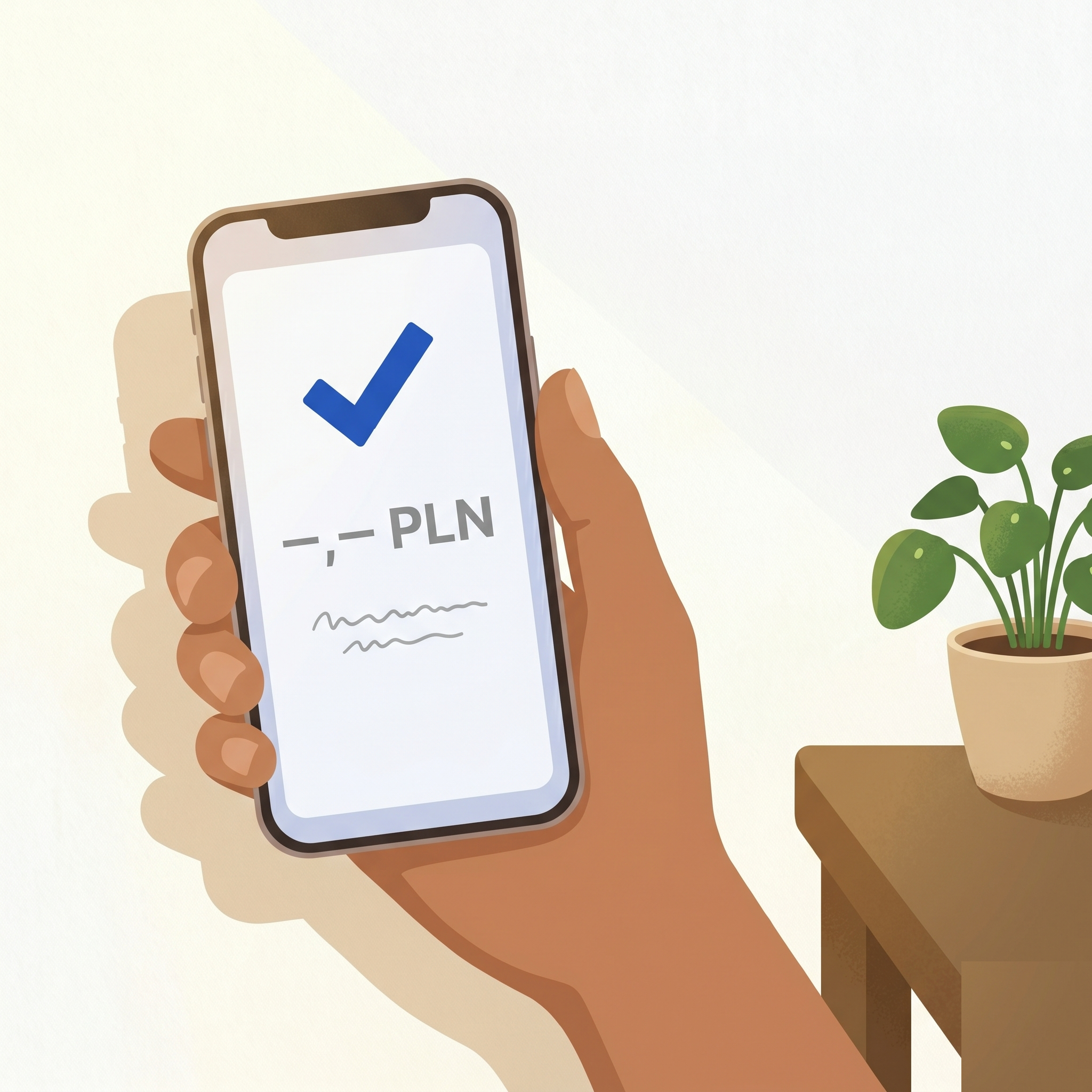 accountant with pdf illustration